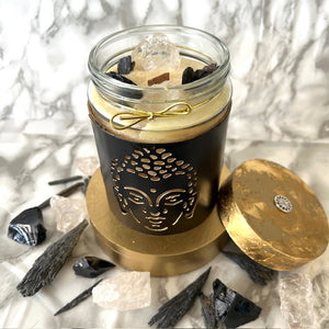 Meditating BUDDHA Energy Candle 