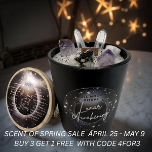 LUNAR AWAKENING - FULL MOON RITUAL CANDLE 