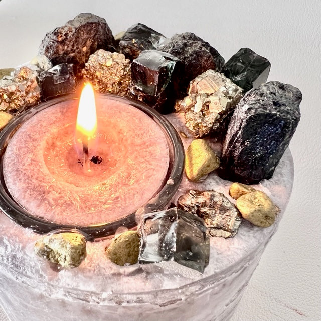 ZEN TRIBE 01 - Kat & Gio Aromatherapy Crystal Gemstone Candles 