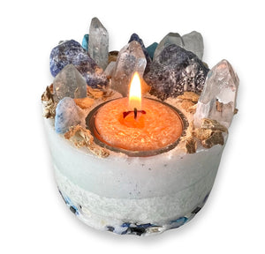ZEN TRIBE 03 - Kat & Gio Aromatherapy Crystal Gemstone Candles 
